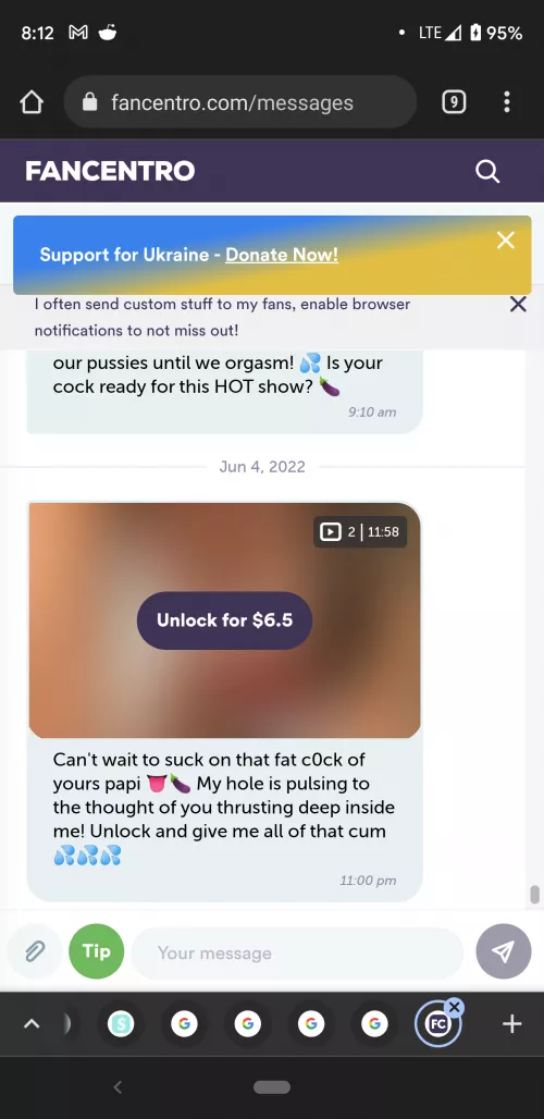 someone please buy and upload her new s3x tape on here