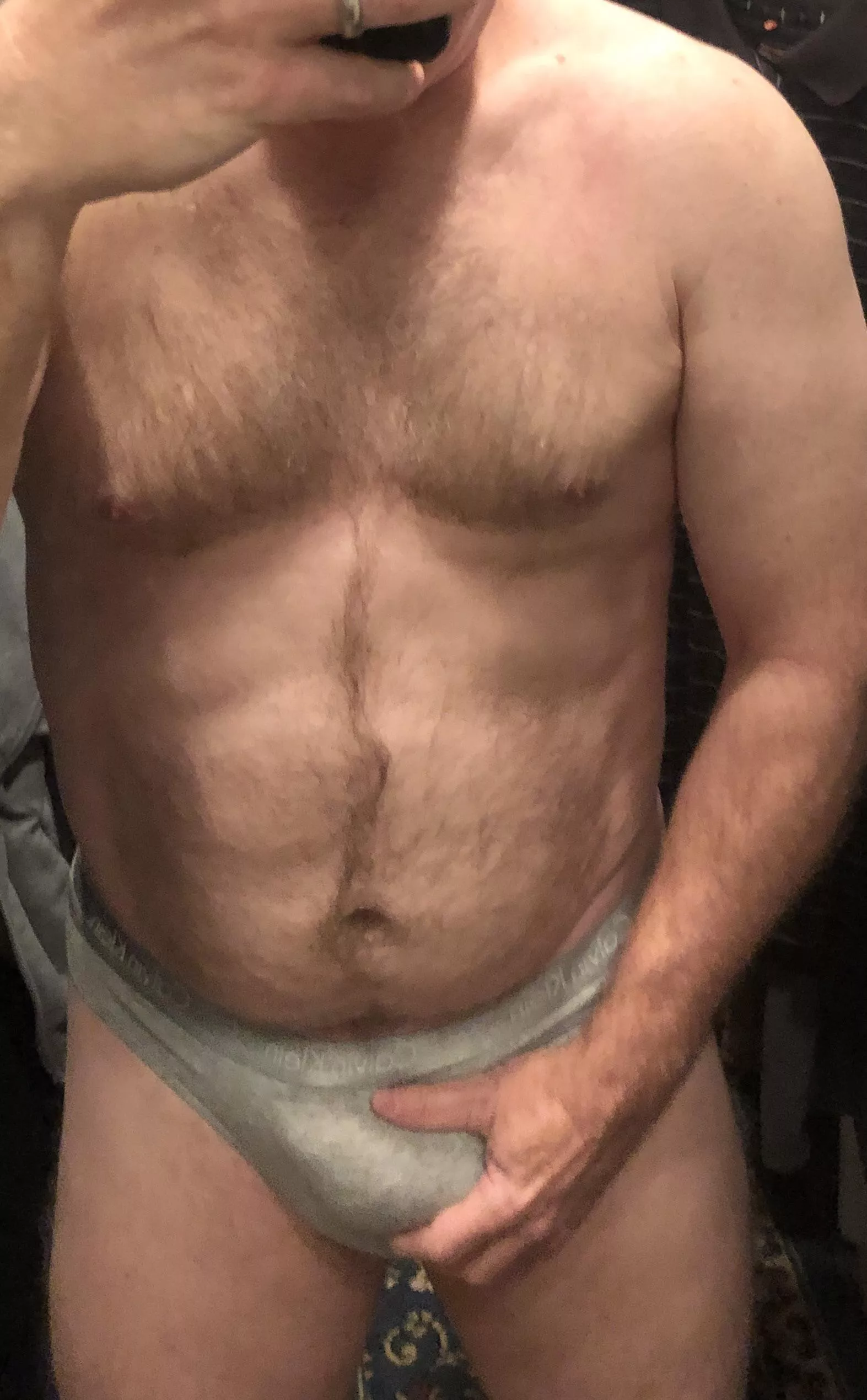 Sometimes I can’t keep my hands off myself… Think you’d have that problem with my cock?