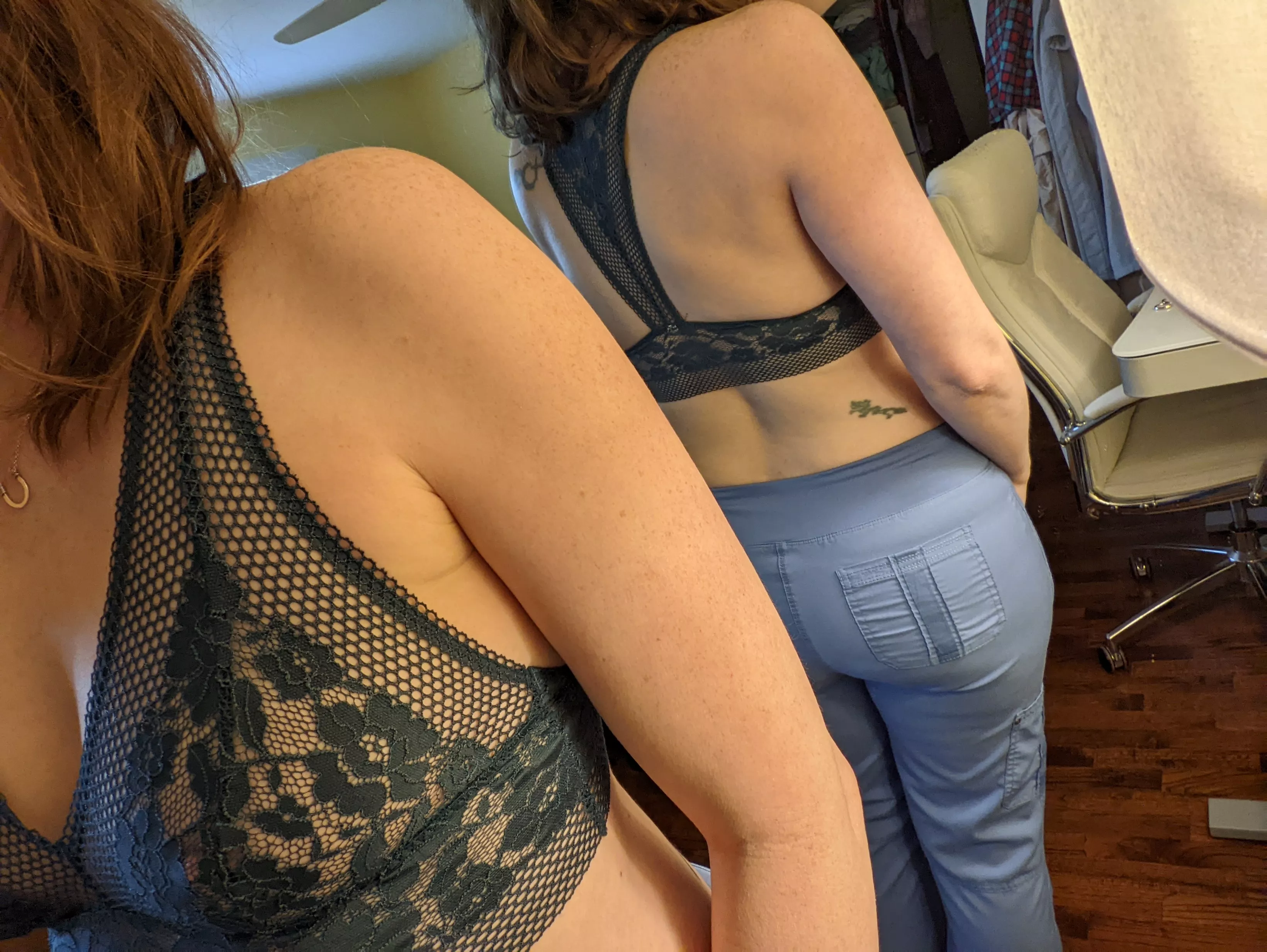 Sometimes I like wearing something sexy under my scrubs and no one knows