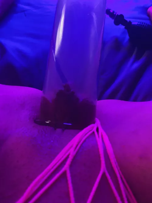 Sometimes I use a penis pump to make it even bigger