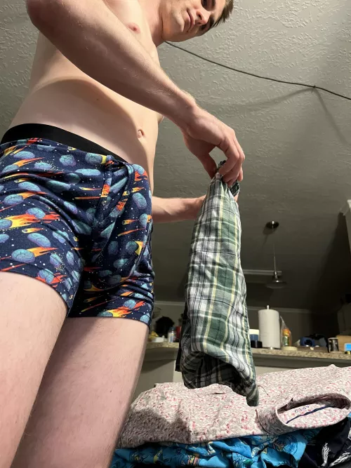 Sometimes I wear boxers, but the shinestys are so much better
