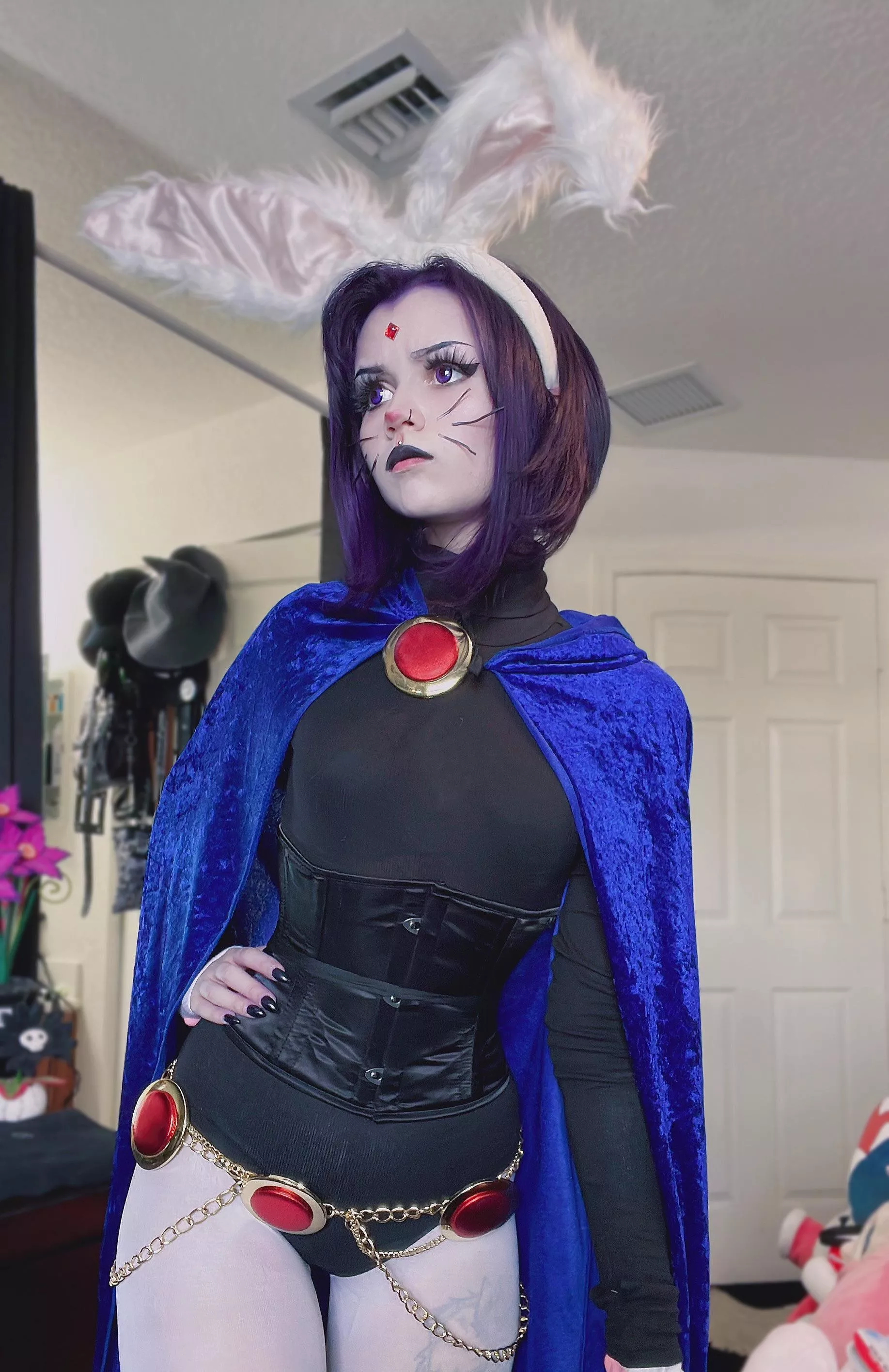 Soot_sprite_o as bunny Raven nudes by Yami_o