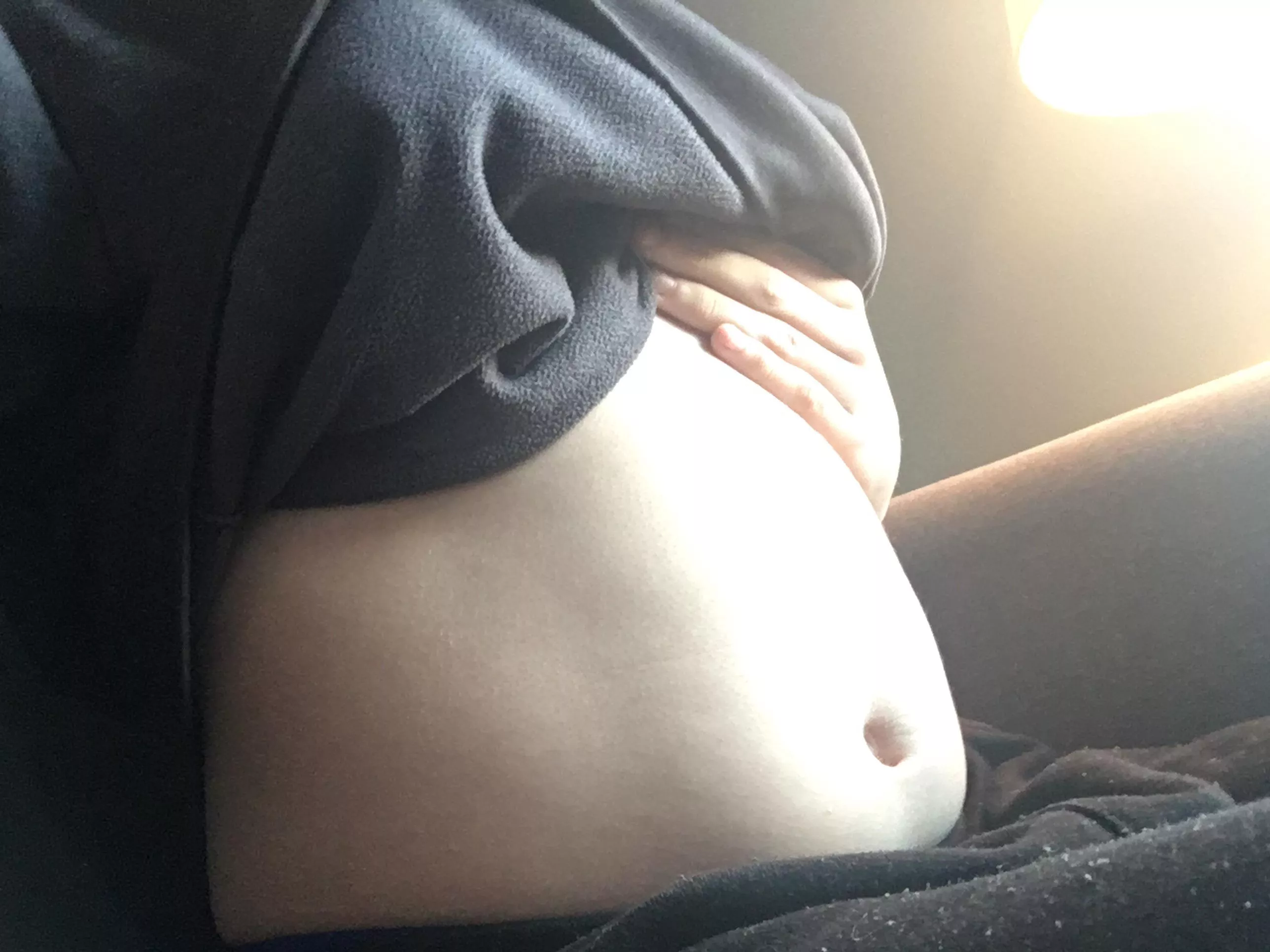 Sorry I haven’t been posting! I’ve been busy all month, but I have been sneaking in stuffings almost every day, so I’ve gotten chubbier! Anyways, here’s me after an entire 2000 calorie chocolate bunny: