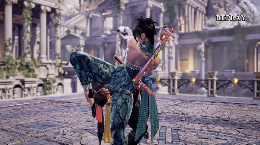 Soul Calibur character creation fun. Look closely