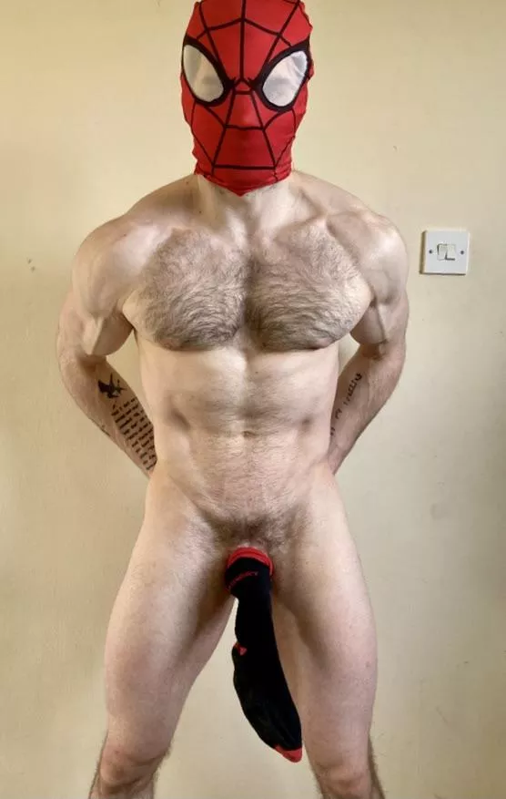 Spidey is trying out a slightly more stripped back outfit this summer