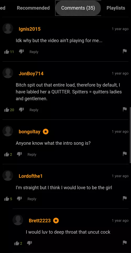 Spitters = Quitters. JonBoy714 made it crystal clear.