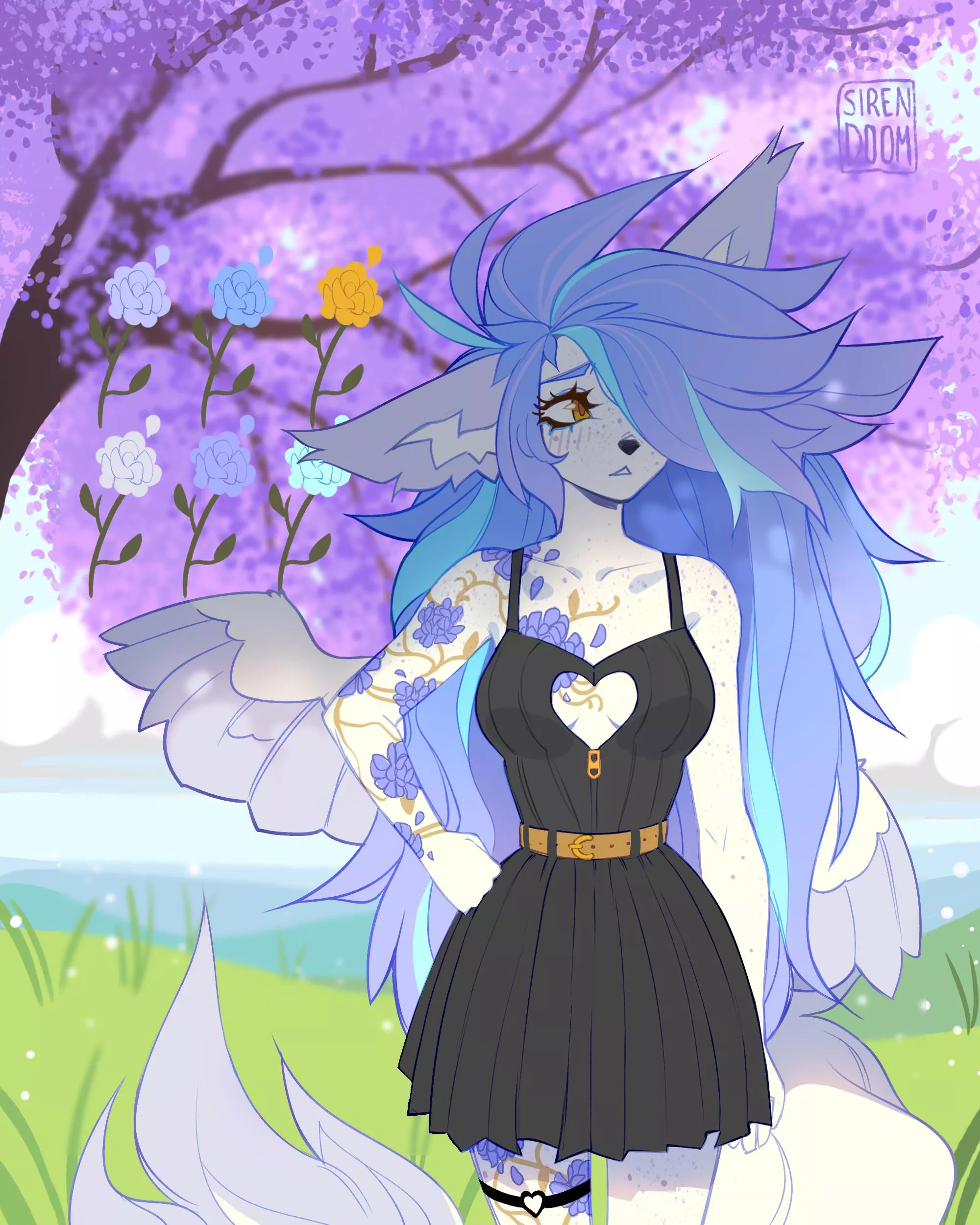 Spring-themed design (by me)