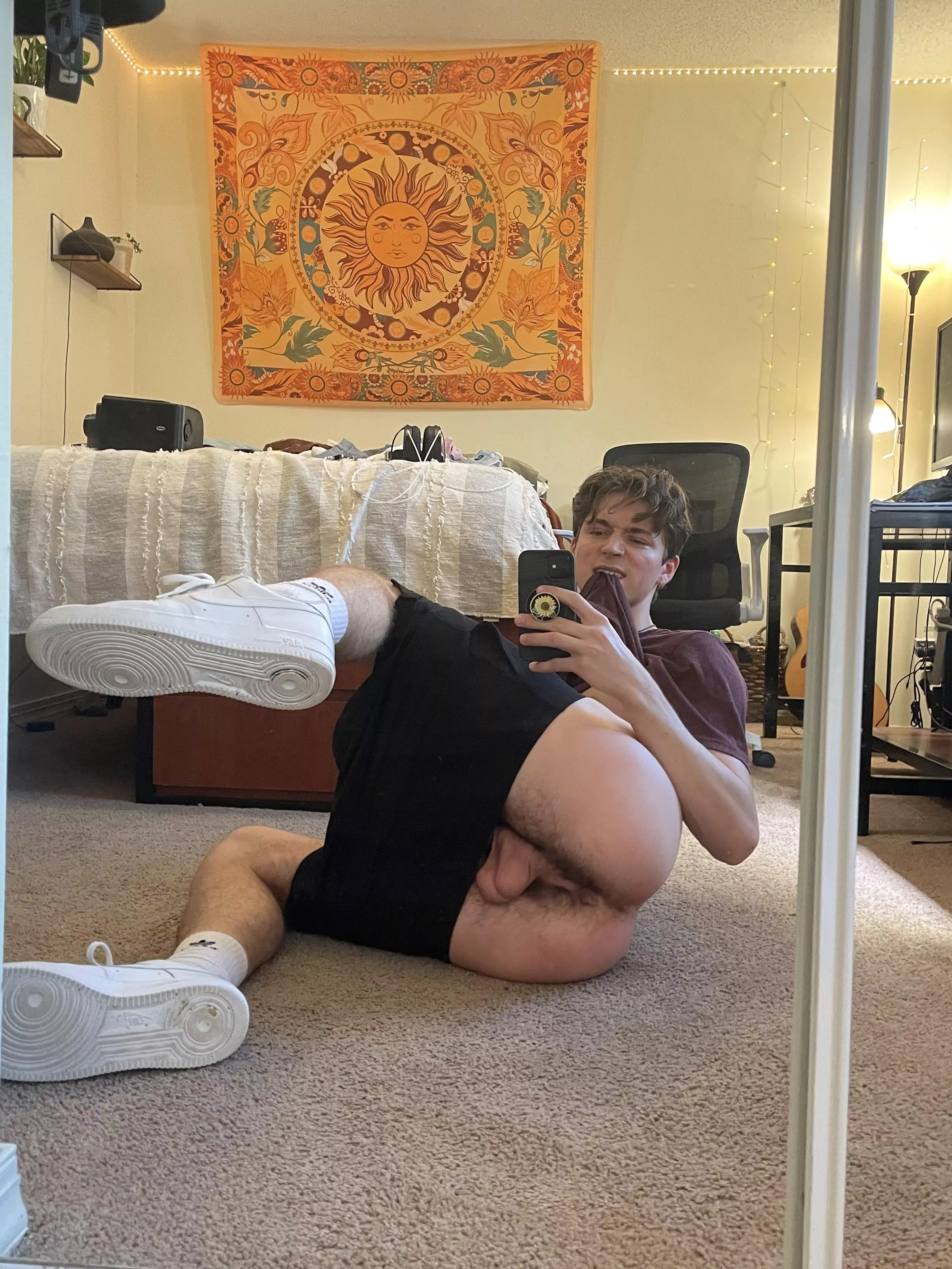 still a lil sweaty after the gym but…