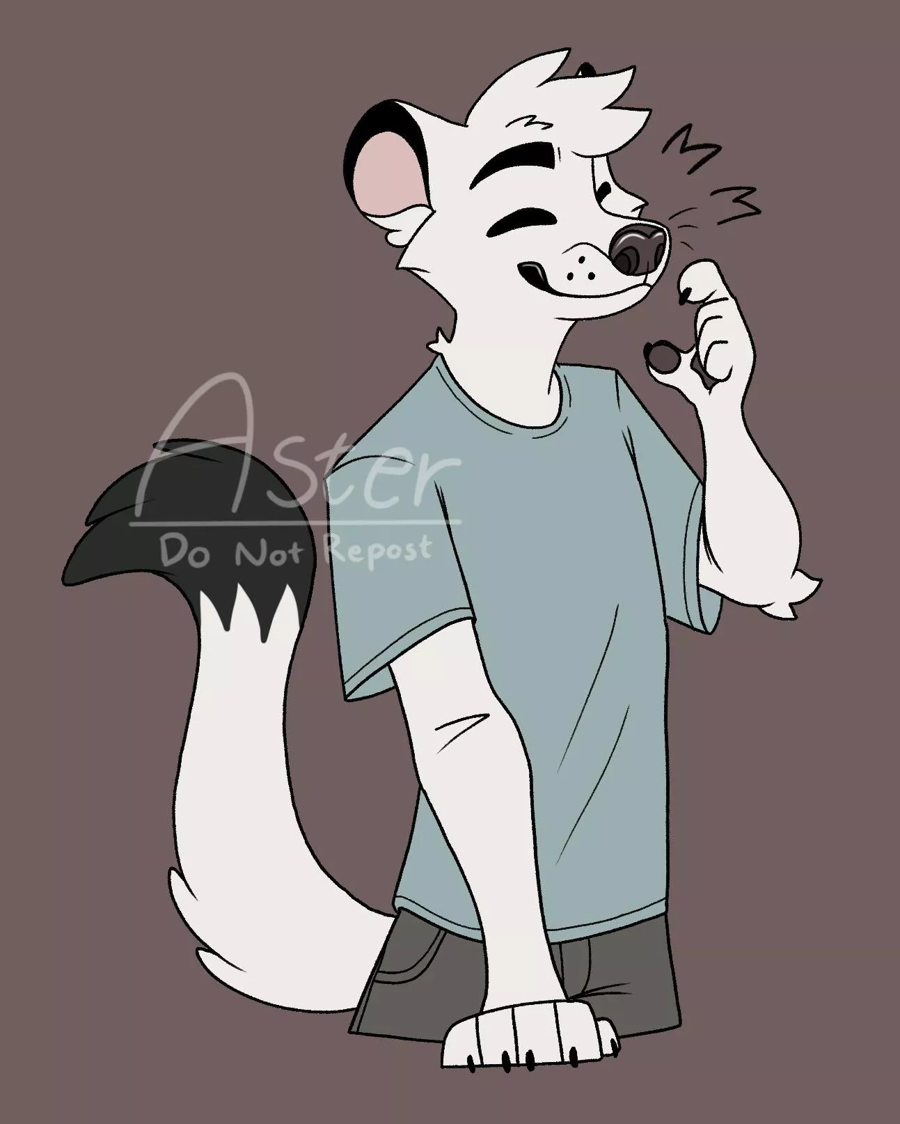 Stoat lad Jae! He’s my newest oc