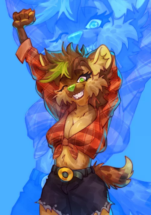 Stretch! Finished client commission for ELZIO. My commissions are open starting from $50.