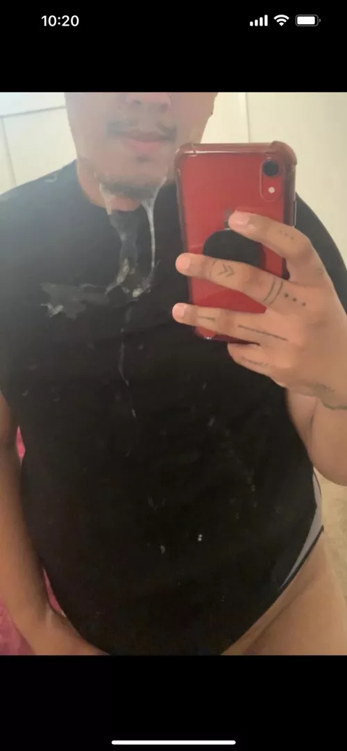 Sucked off 2 guys at once. Love being a cum whore.