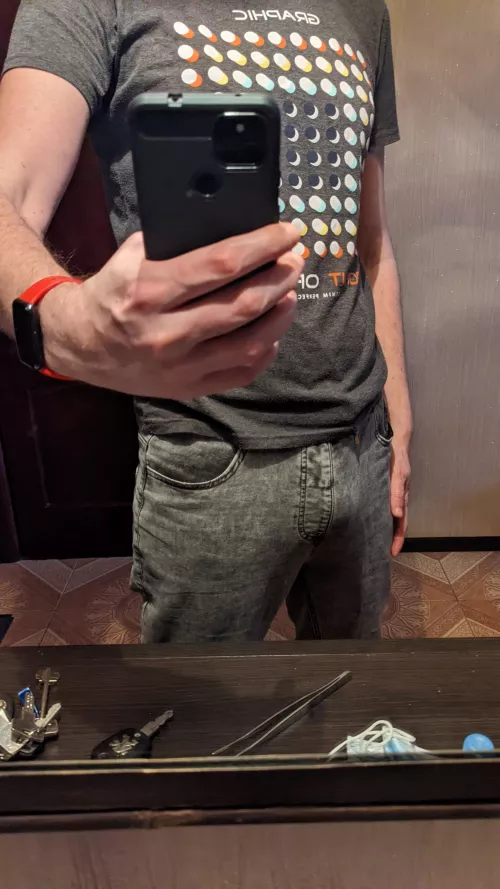 Sudden bulge upon return home
