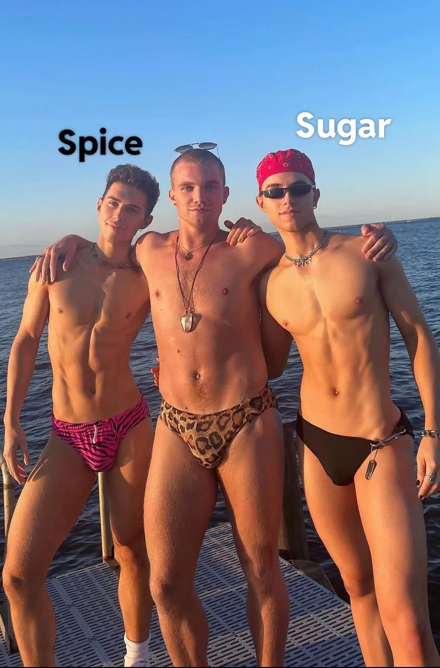Sugar and spice twins naked
