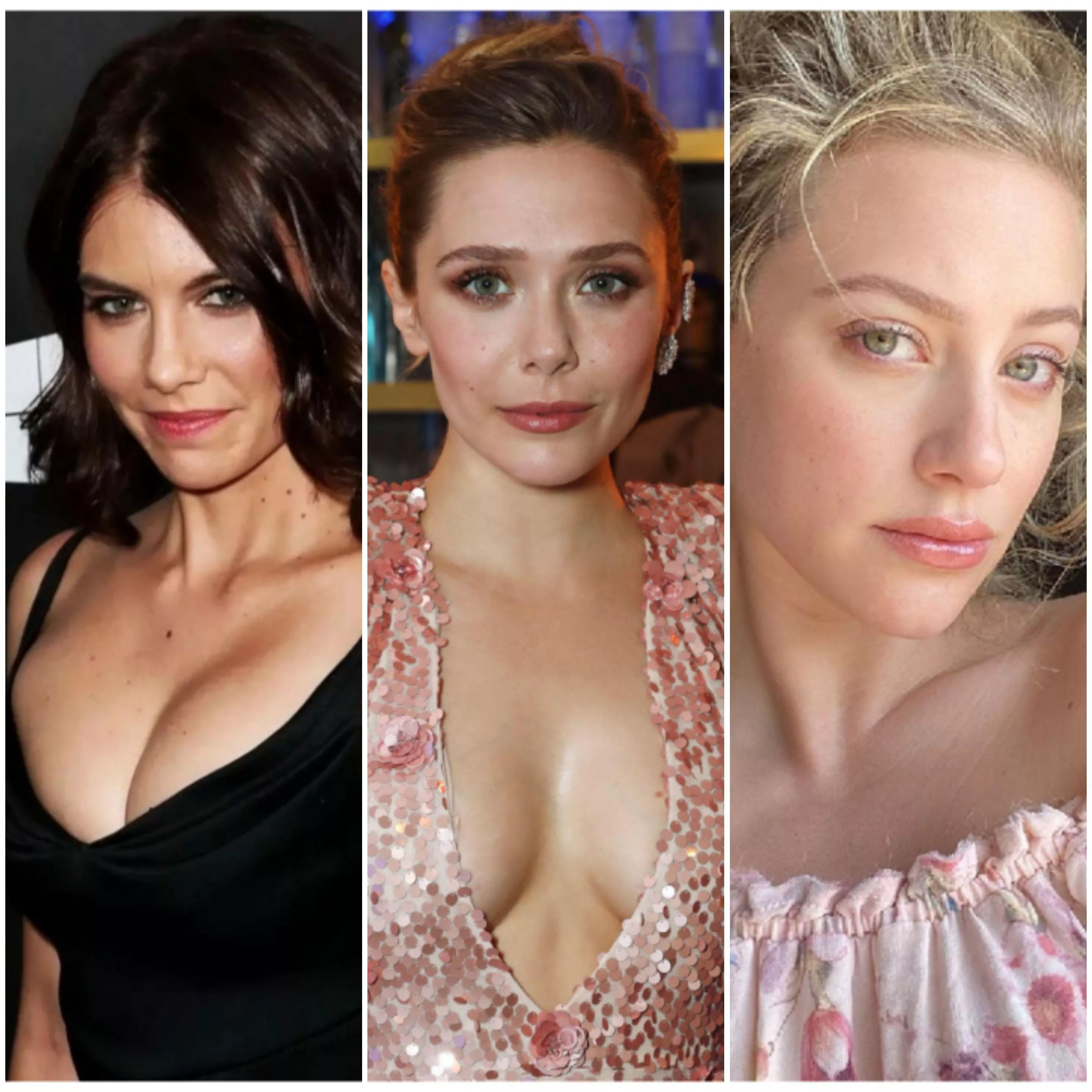 Super horny for Lauren Cohan, Elizabeth Olsen, and Lili Reinhart and could really use some help Super horny for Lauren Cohan, Elizabeth Olsen, and Lili Reinhart and could really use some help