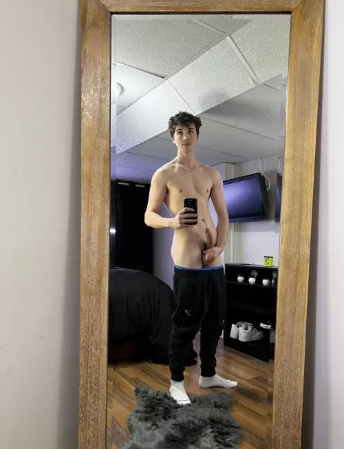 Swallow my balls until I cum