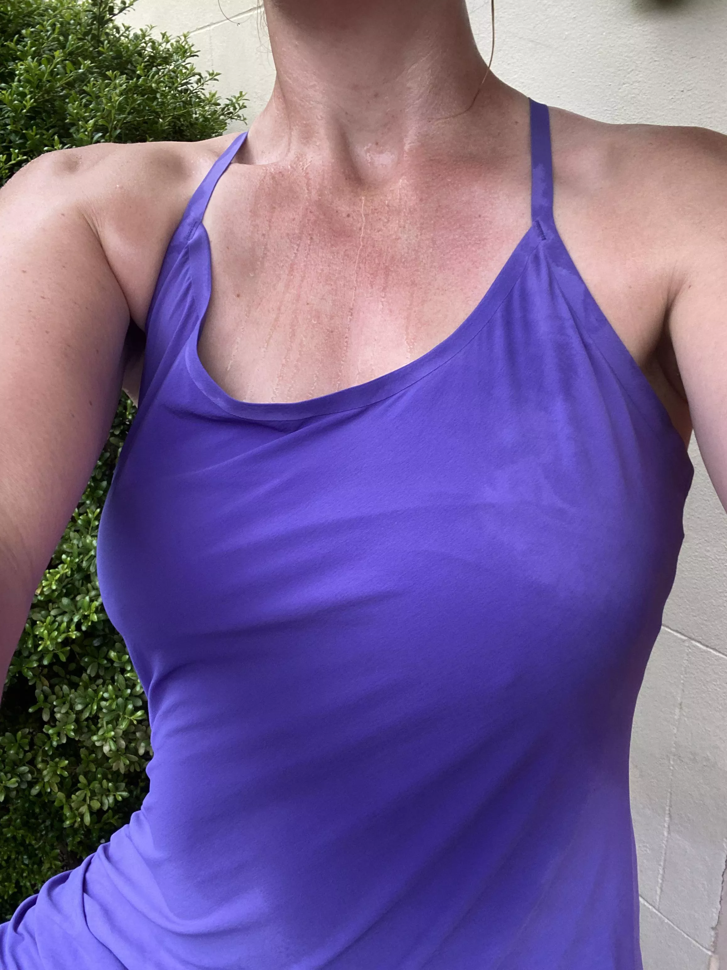 Sweat brings out my frex!