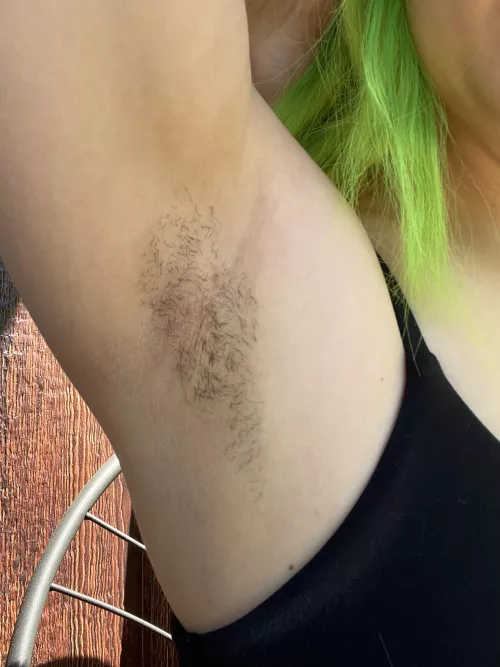 Sweaty and stubbly in 90° weather