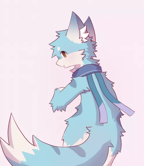 Tail (art by me, @sgnihtecin on Instagram)