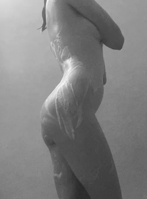 taking pictures in the shower