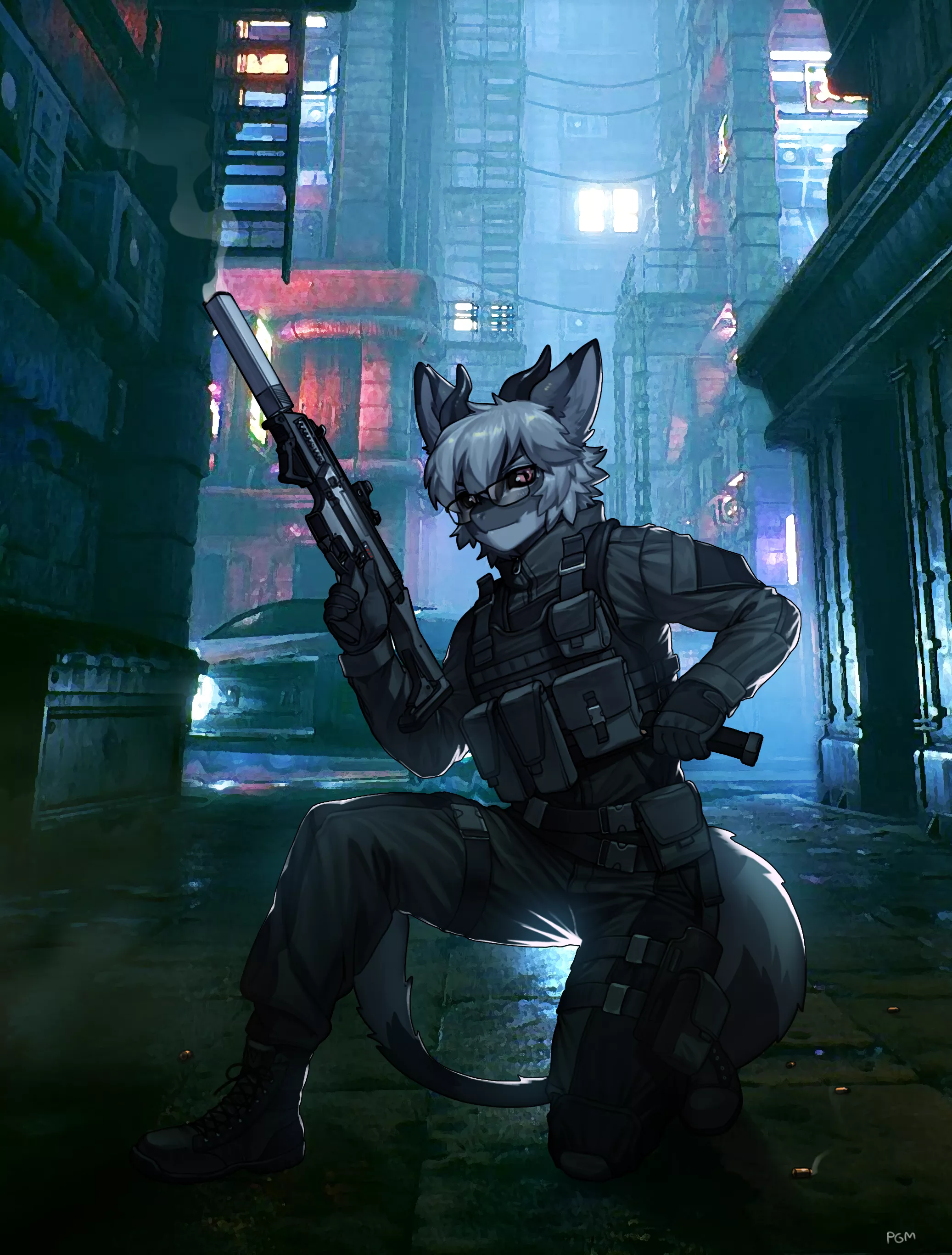 Tango Down | Commissioned from @scheweiner on Twitter