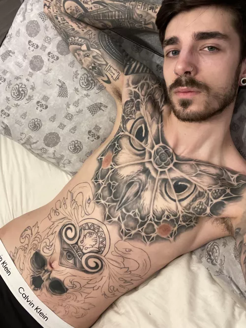 Tattoos slowly growing π