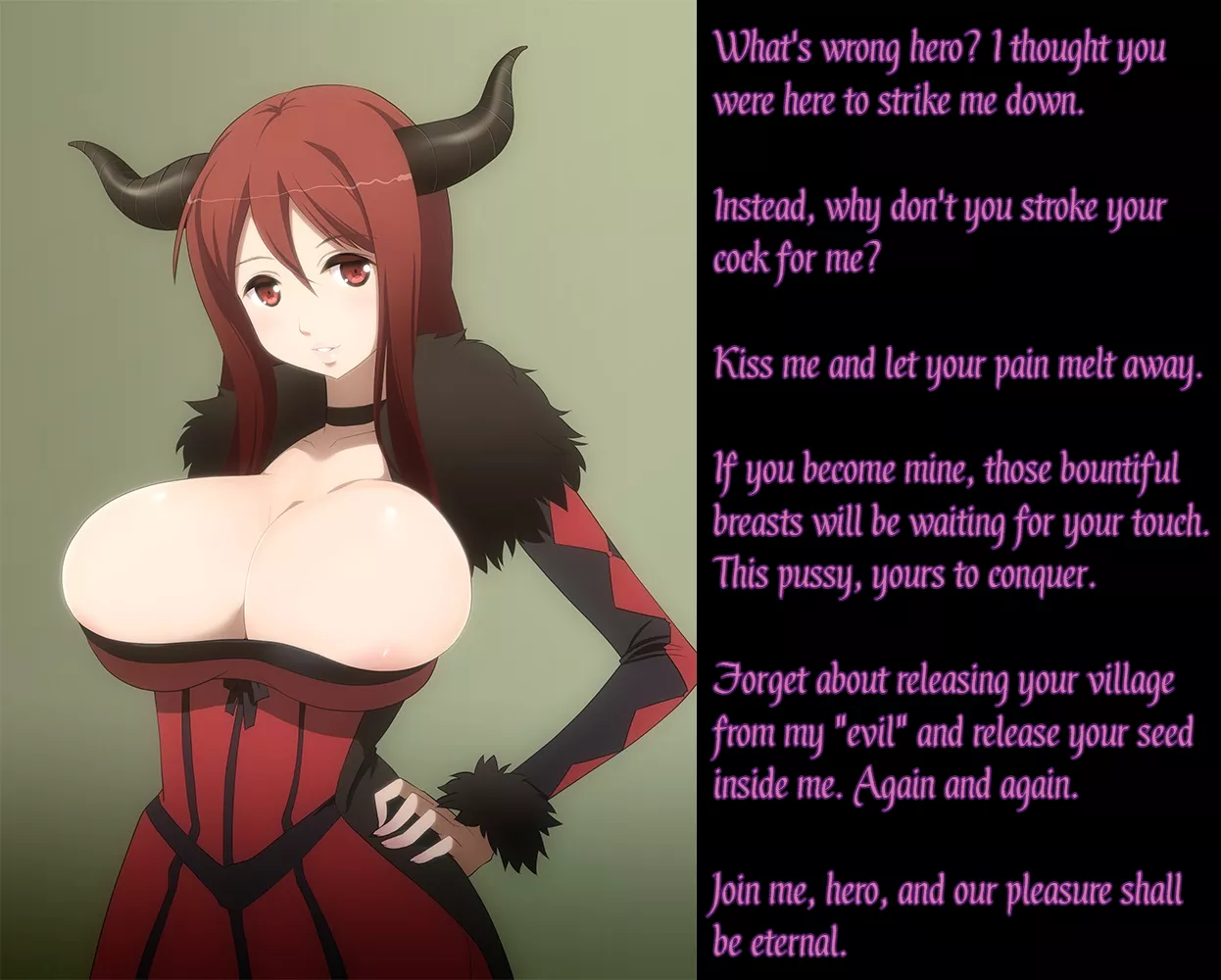 Temptation and damnation [Demon][Temptation][Big Tits] (Artist: Amefuku Ra)