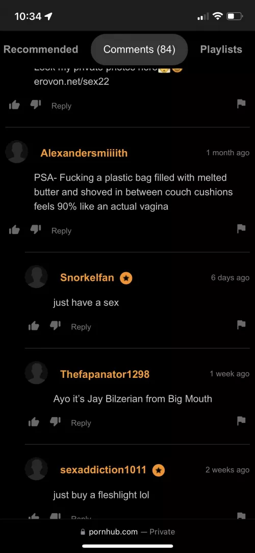 That’s a new one…