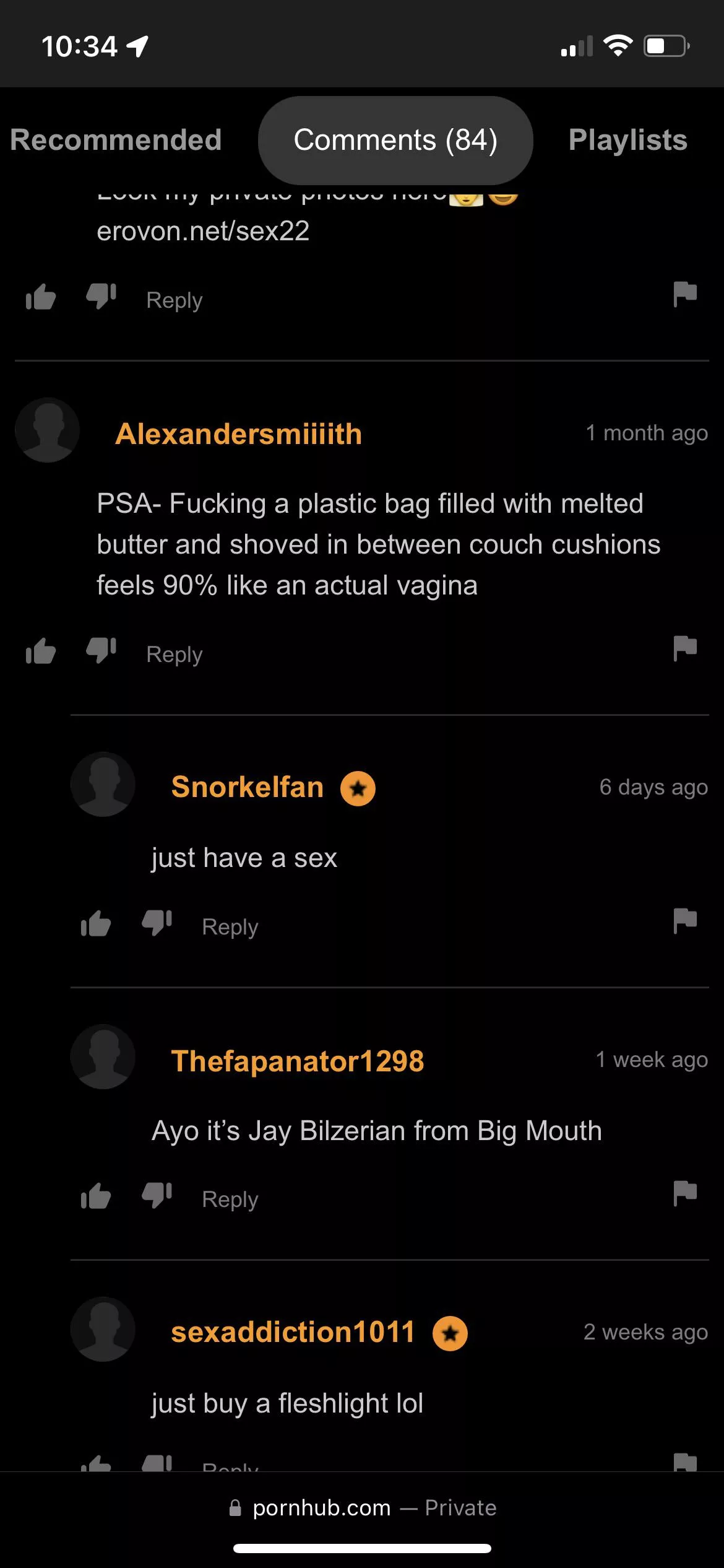 That’s a new one…