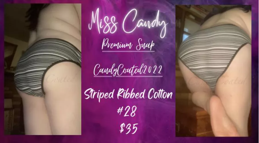 🍭 The best time to wear stripped panties is all the time [selling]