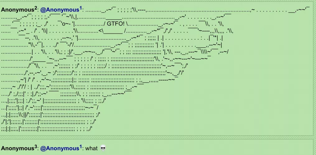 The comment above was saying that he made his d*** wet