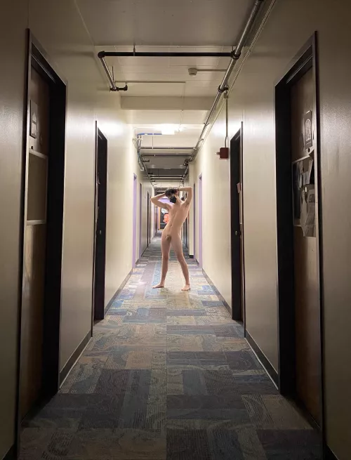 The dorms are more fun if you’re naked!