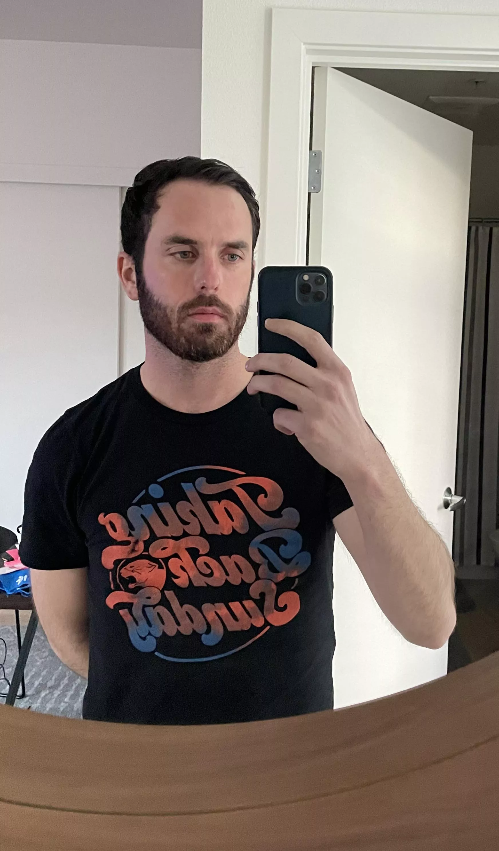 The irony of wearing a shirt that says Sunday on a Thursday The irony of wearing a shirt that says Sunday on a Thursday