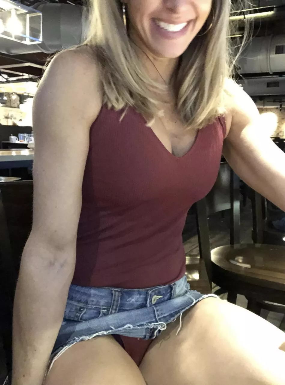 The rings means I'm married but the skirt means we can still fuck.