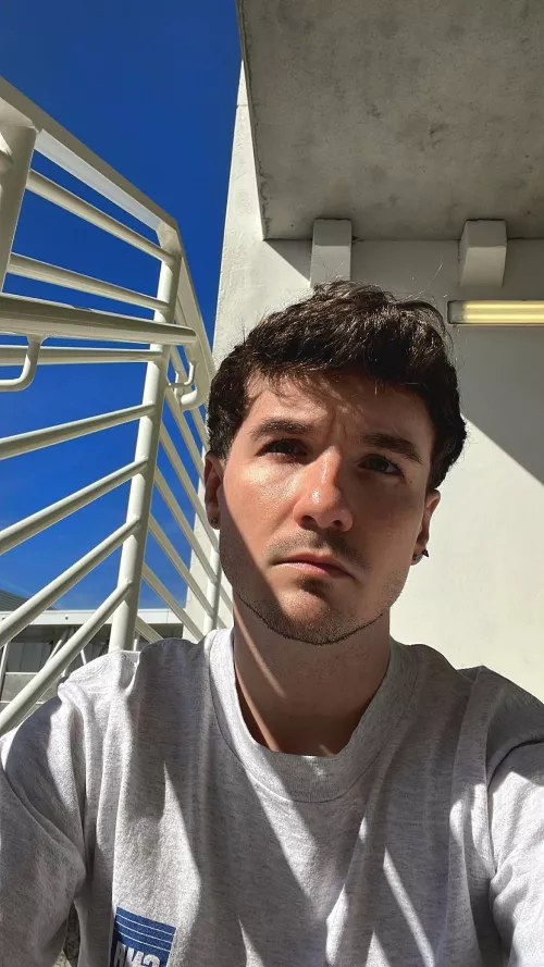 The sun bothers my eyes, but so ready for spring!