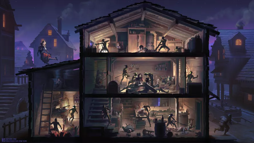 The Tavern Raid - sabudenego