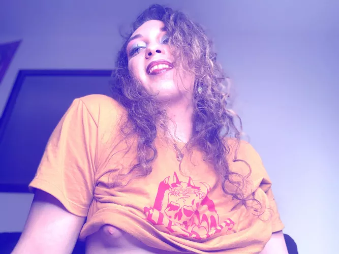 the thing about wearing crop tops is...