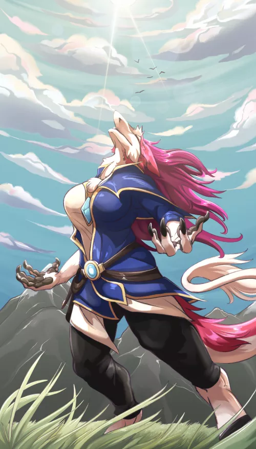 The wind in her mane~ (My art) (commissions are open!)