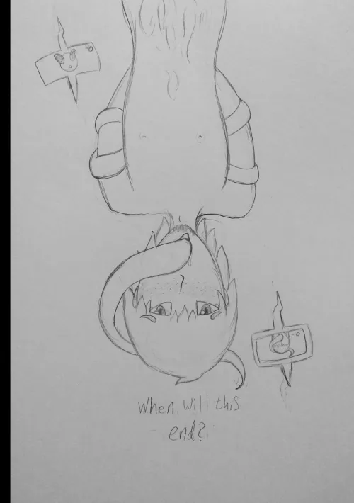 The World Watches An ATWT Violation Of Their New Champion (My OC/Art)