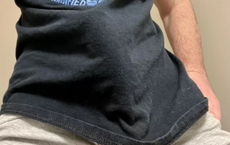 There might be something hidden under my tshirt