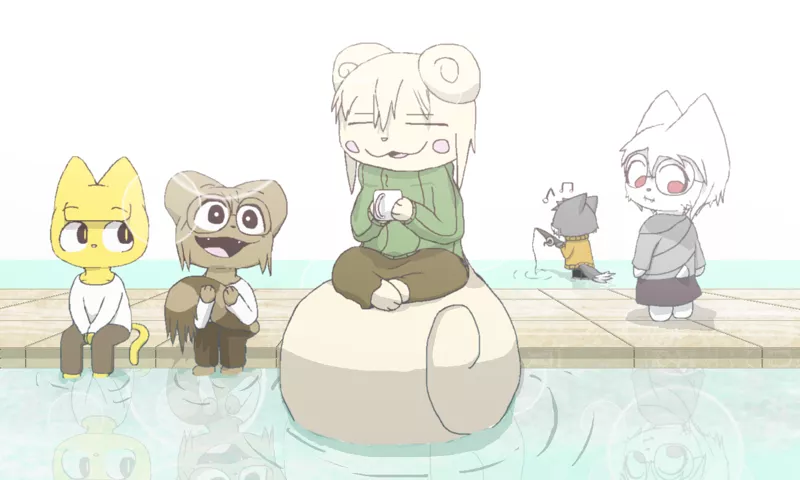 they got tails (art by me)