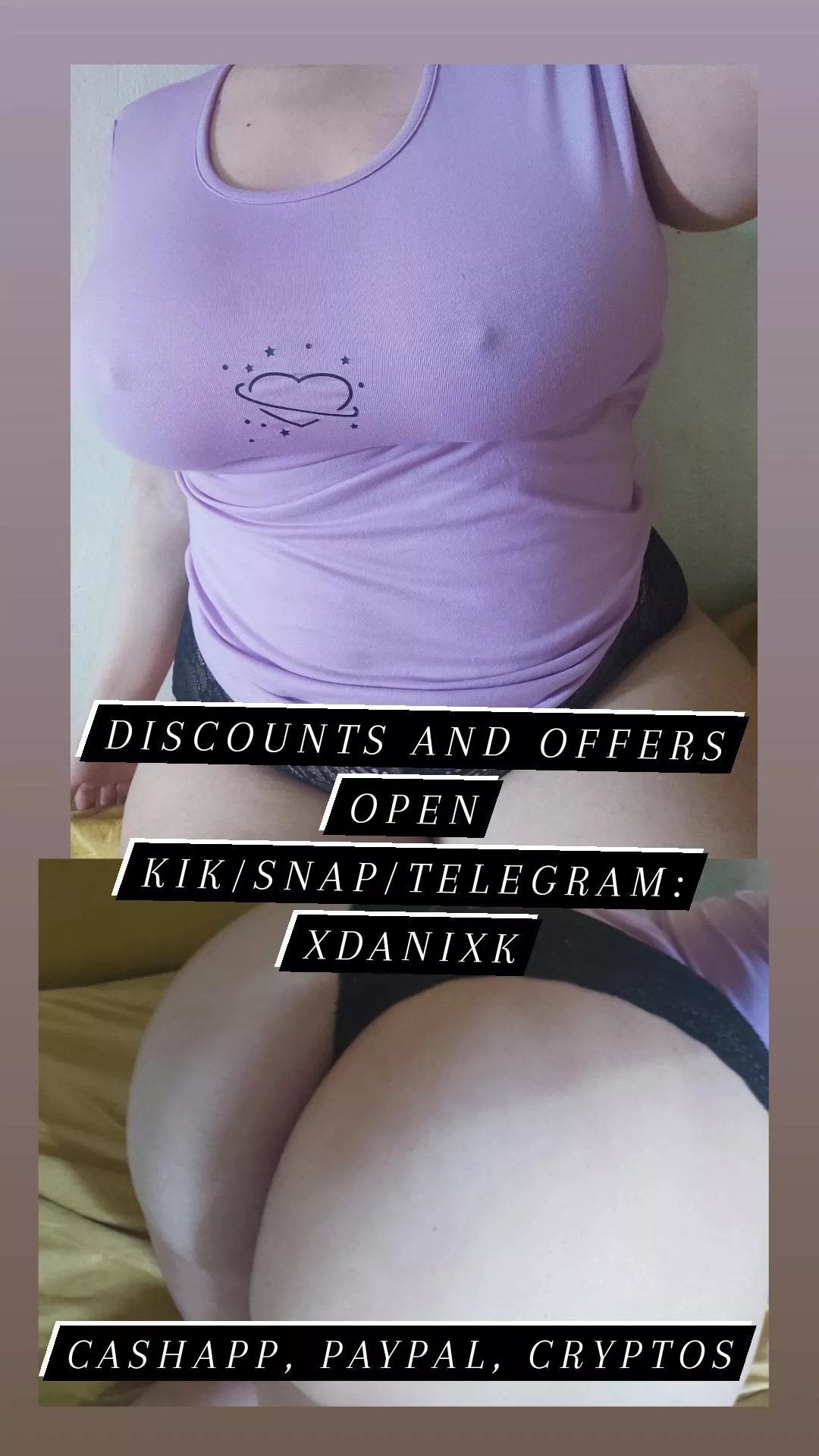 🔴THICK AND CURVY GIRL READY 4YOU🔴 CURVY LATINA, BIG ASS AND BIG TITS. Pics/Vids⭕Sexting⭕Videochat⭕GFE ⭕ Roleplay ⭕DOM/SUB and more. 💁🏻‍♀️I can do verification ⭕Kik: xdanixk ⭕Snap: xdanixk ⭕Telegram: xdanixk