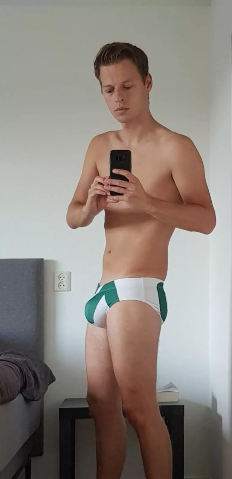 Think I'd get much attention at the pool?