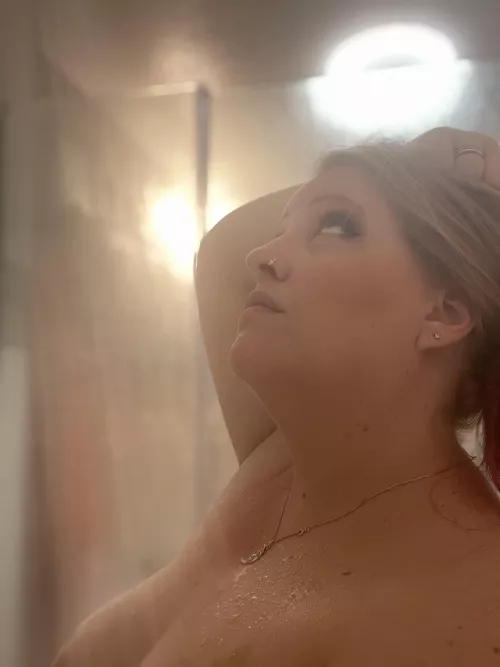 Thinking about dirty things while getting cleaned up…