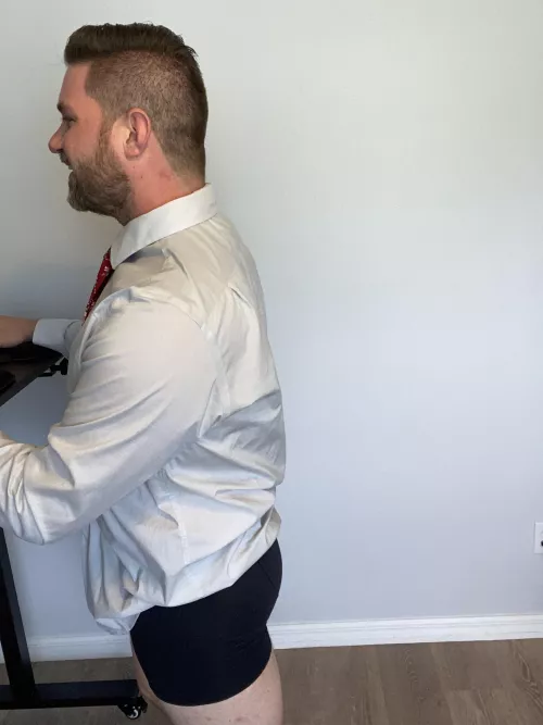 This is how The boss spends his zoom meetings…