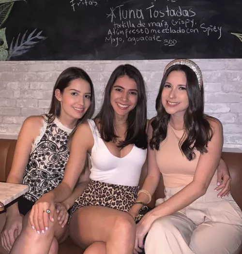 Three girls who had the same guy in secret 🙊