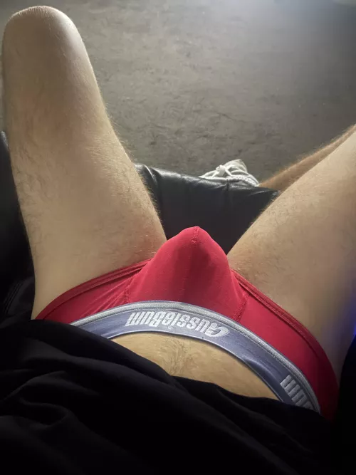 tight red briefs