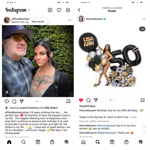 TIL Bonnie Rotten and Lisa Ann share a birthday (May 9th), 21 years apart.