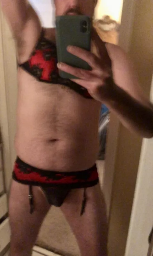 Told my wife I might borrow these to wear under my suit at the office tomorrow…