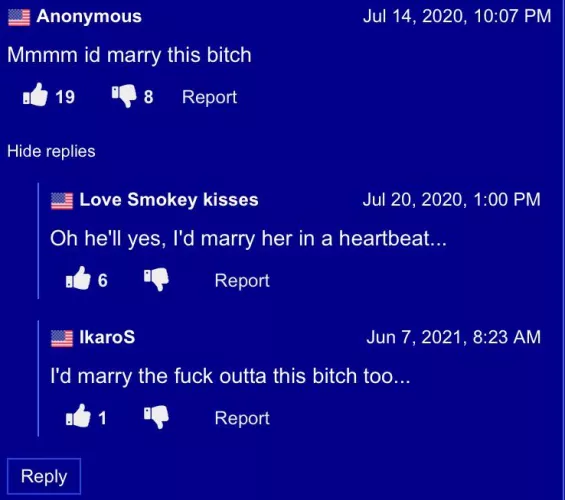 ❤️😄 Trying to marry this bitch then