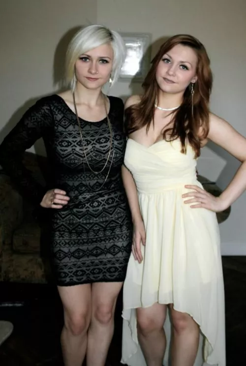 Twins. Bonus: guess which is the lesbian